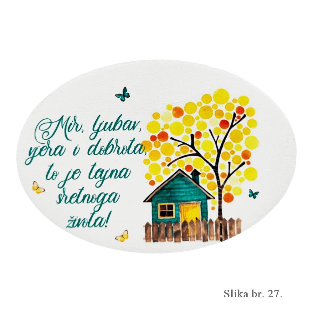 Motivacijski zidni ukrasi s inspirativnim porukama