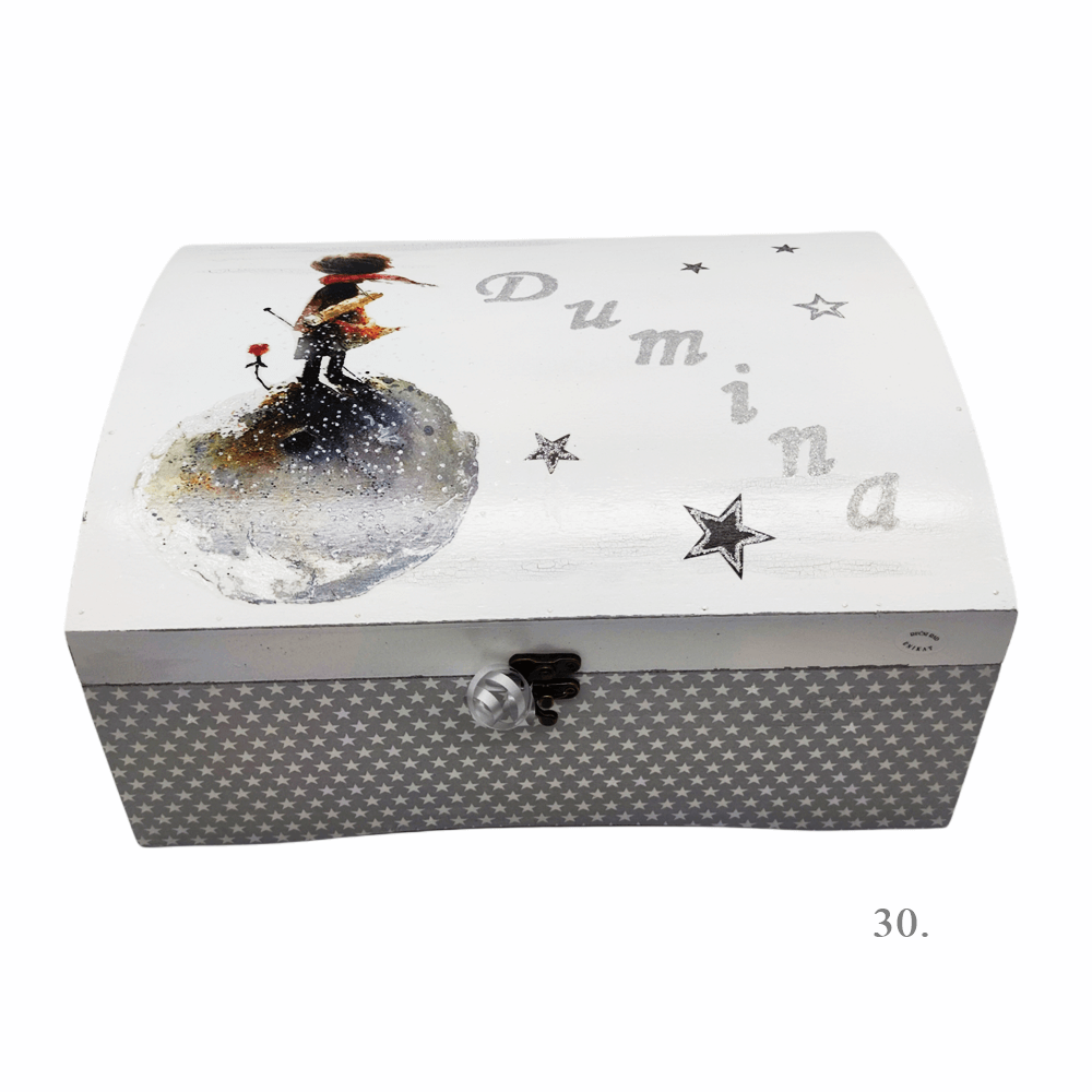 Kutija uspomena personalizirana imenom - poklon za rođenje, krštenje ili rođendan djeteta - 30. 25x35x17cm - 1675