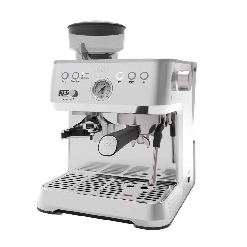 Solis Grind & Infuse Perfetta Silver espresso machine
