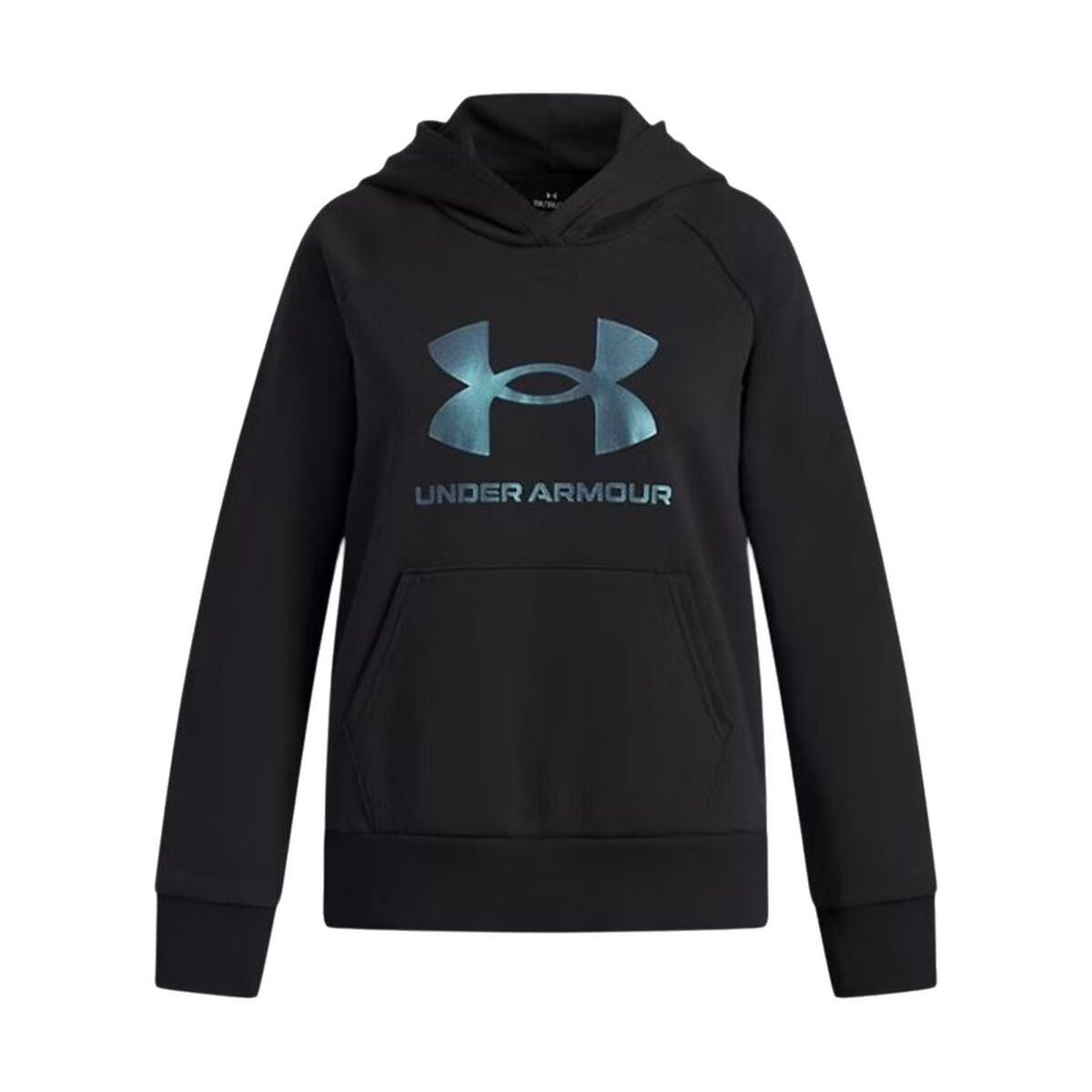 Gornji Dio Trenirke s Kapuljačom za Djevojčice Under Armour Rival Flc Shimmer Hdy Crna
