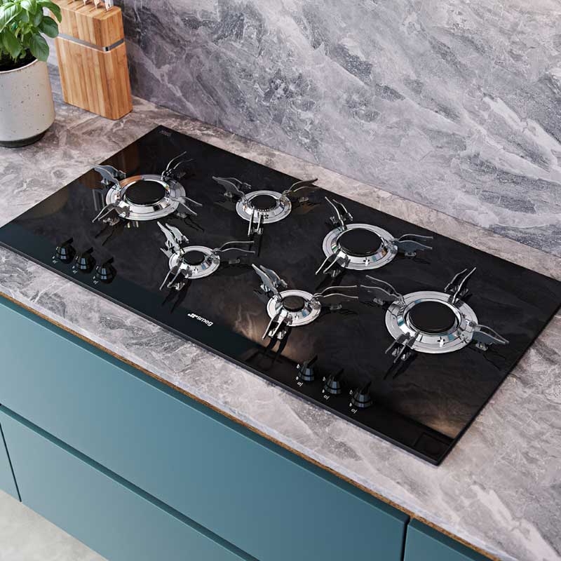 Smeg PVL6106CN Plinska ugradbena ploča
