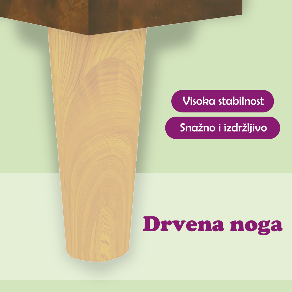 Stolić za kavu dimljeni hrast 89,5x50x40 cm konstruirano drvo