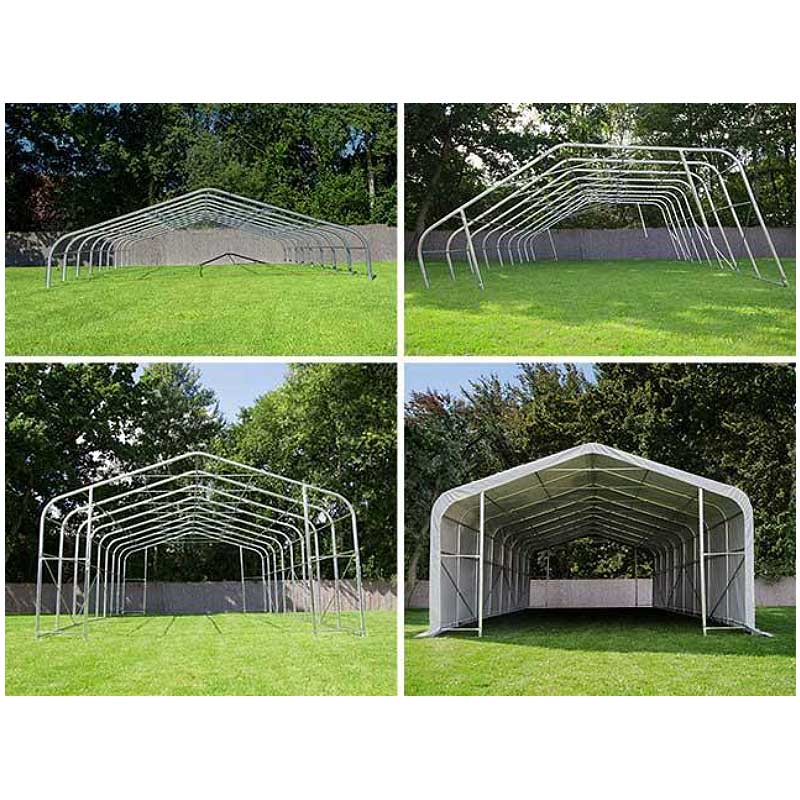 Skladišni šator Wikinger Plus 6x12x2,7 m PVC 720g