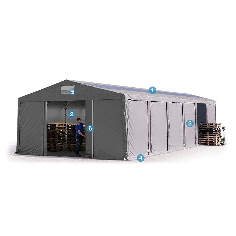 Skladišni šator XXL Profesional 550 g/m²