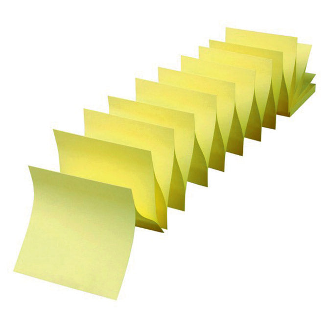 Blok samoljepljiv "Z" 75x75mm 100L Fornax žuti