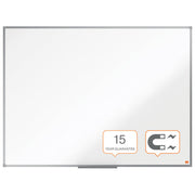 Ploča magnetna 120x90 cm aluminijski okvir Essence Steel Nobo 1905211 bijela