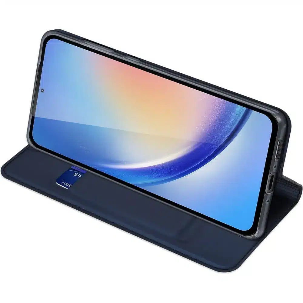 DUX DUCIS Skin Pro – preklopna maska za Samsung Galaxy A35 plava