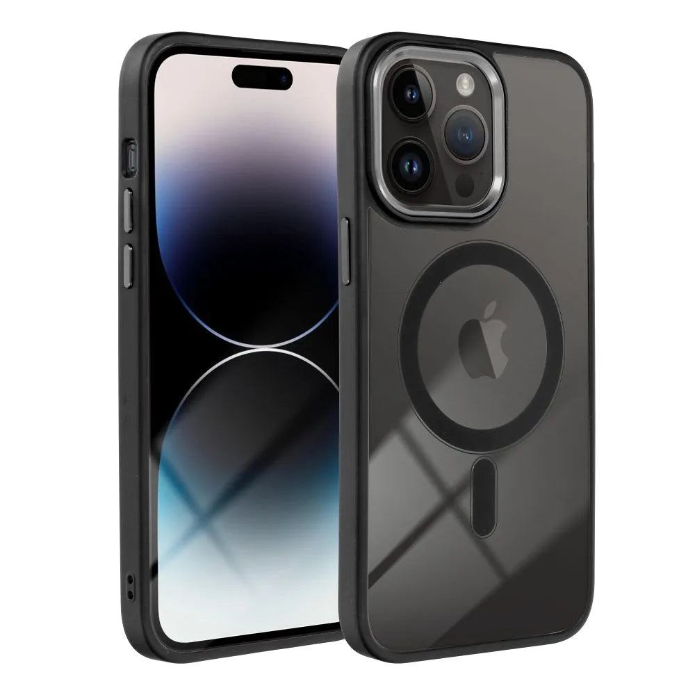 Colour Edge Mag Cover maska kompatibilna s MagSafe za IPHONE 12 PRO MAX crna