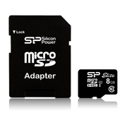 Silicon Power Elite 8GB microSDHC UHS-I 10.razred