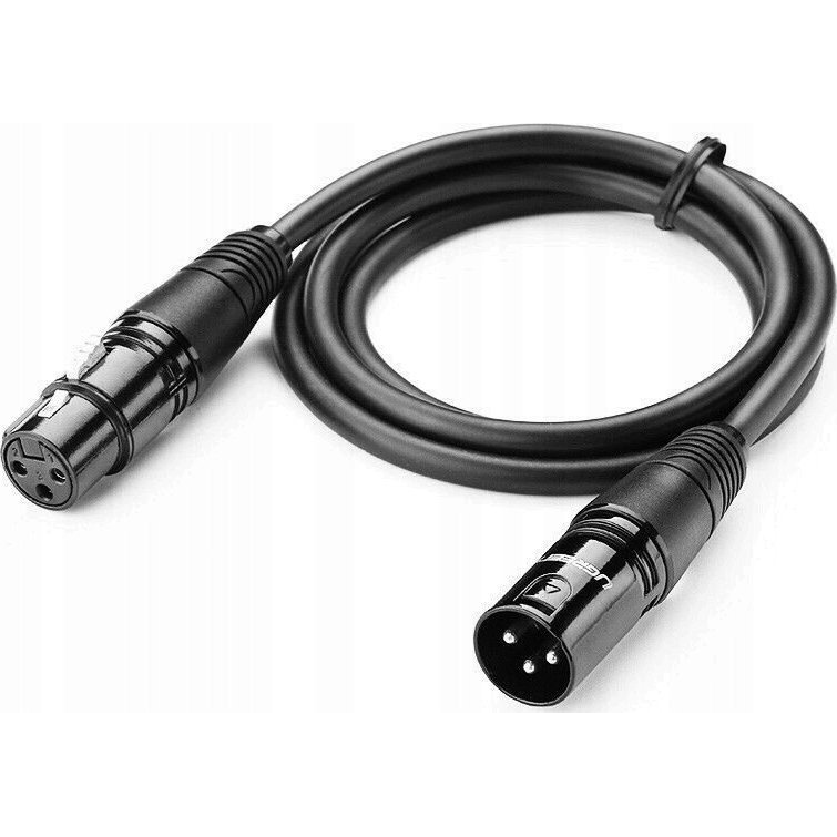 Ugreen 20710B audio kabel 2 m XLR Crno