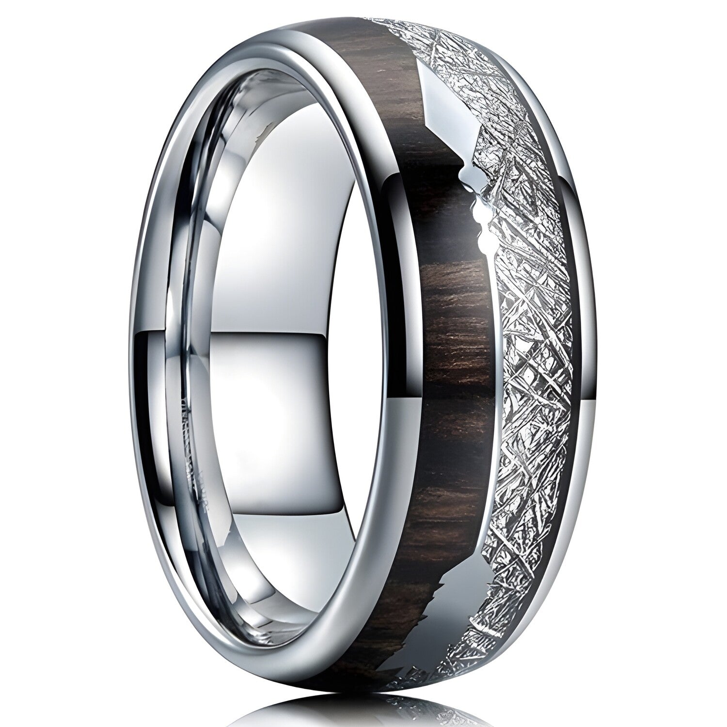 Prsten Arrow - Srebrna/Smeđa/59mm KP32499
