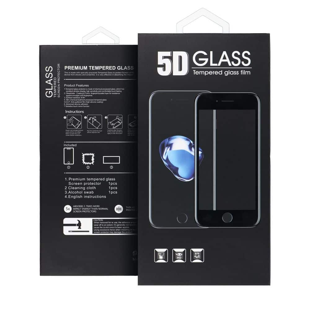 5D Full Glue Tempered Glass - Za Samsung Galaxy A14 4G / A14 5G crno