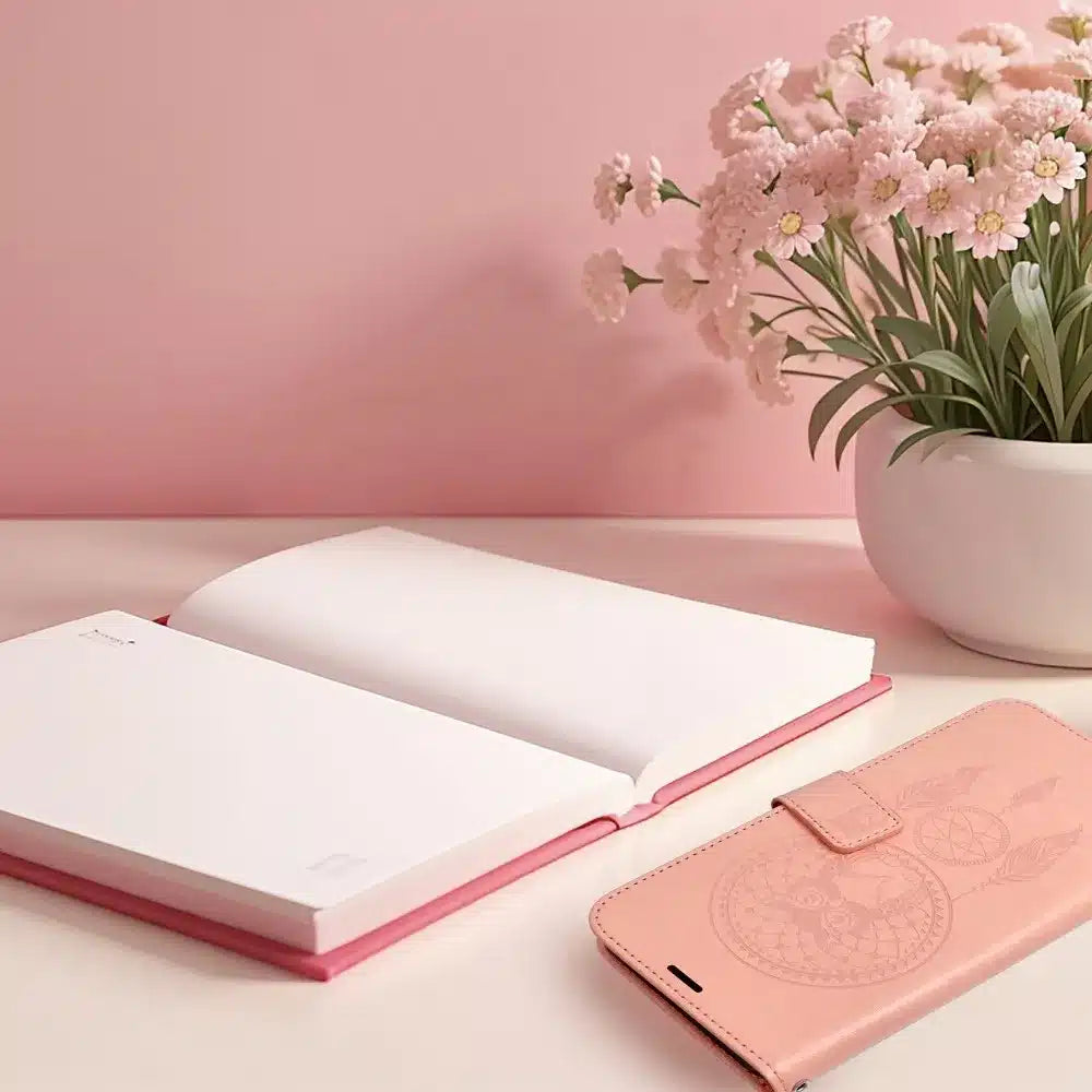 MEZZO Book case preklopna torbica za SAMSUNG GALAXY A25 5G dream catcher peach fuzz
