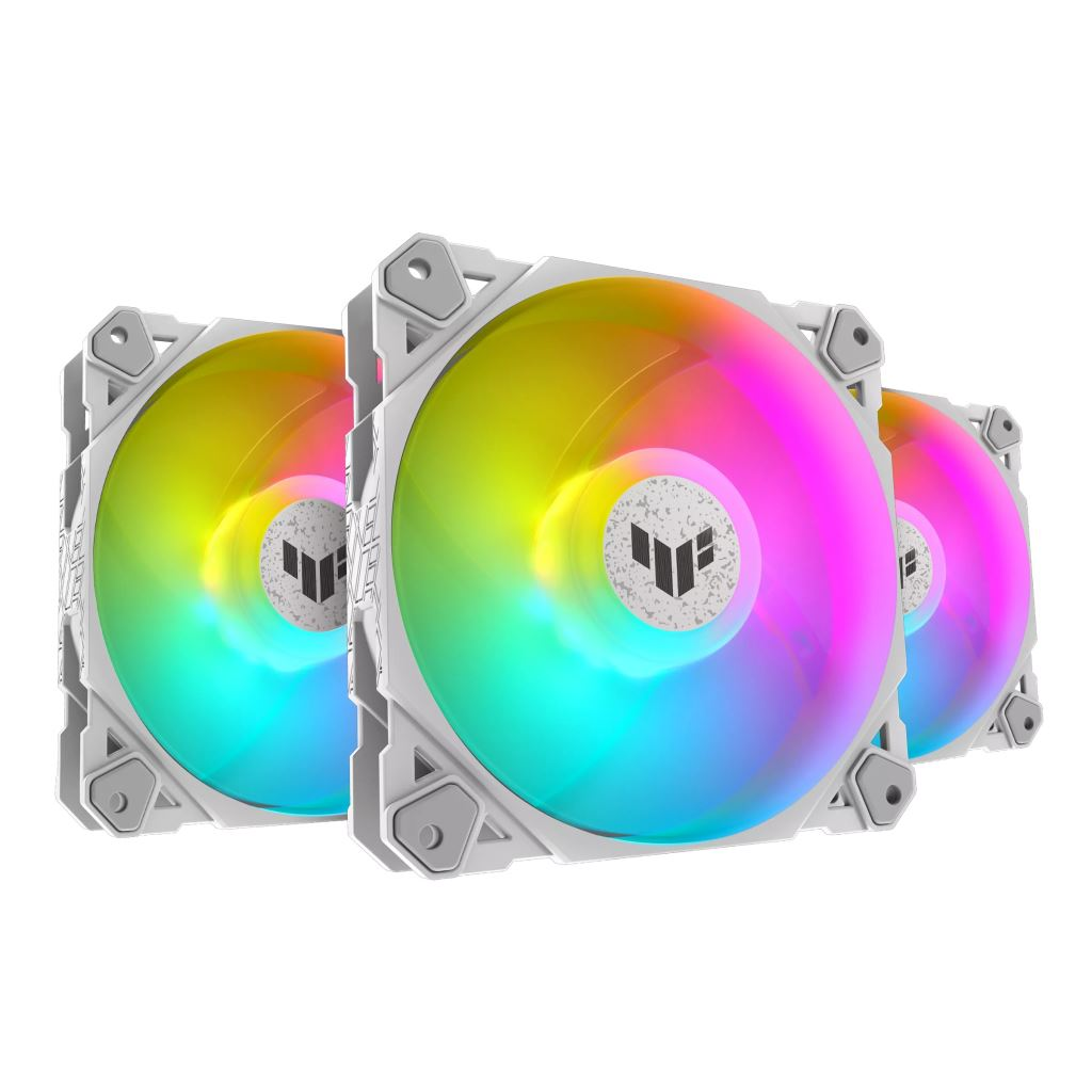 ASUS TUF GAMING TF120 ARGB WHITE EDITION 3IN1 Kućište računala Zračno hlađenje 12 cm Bijelo 3 kom