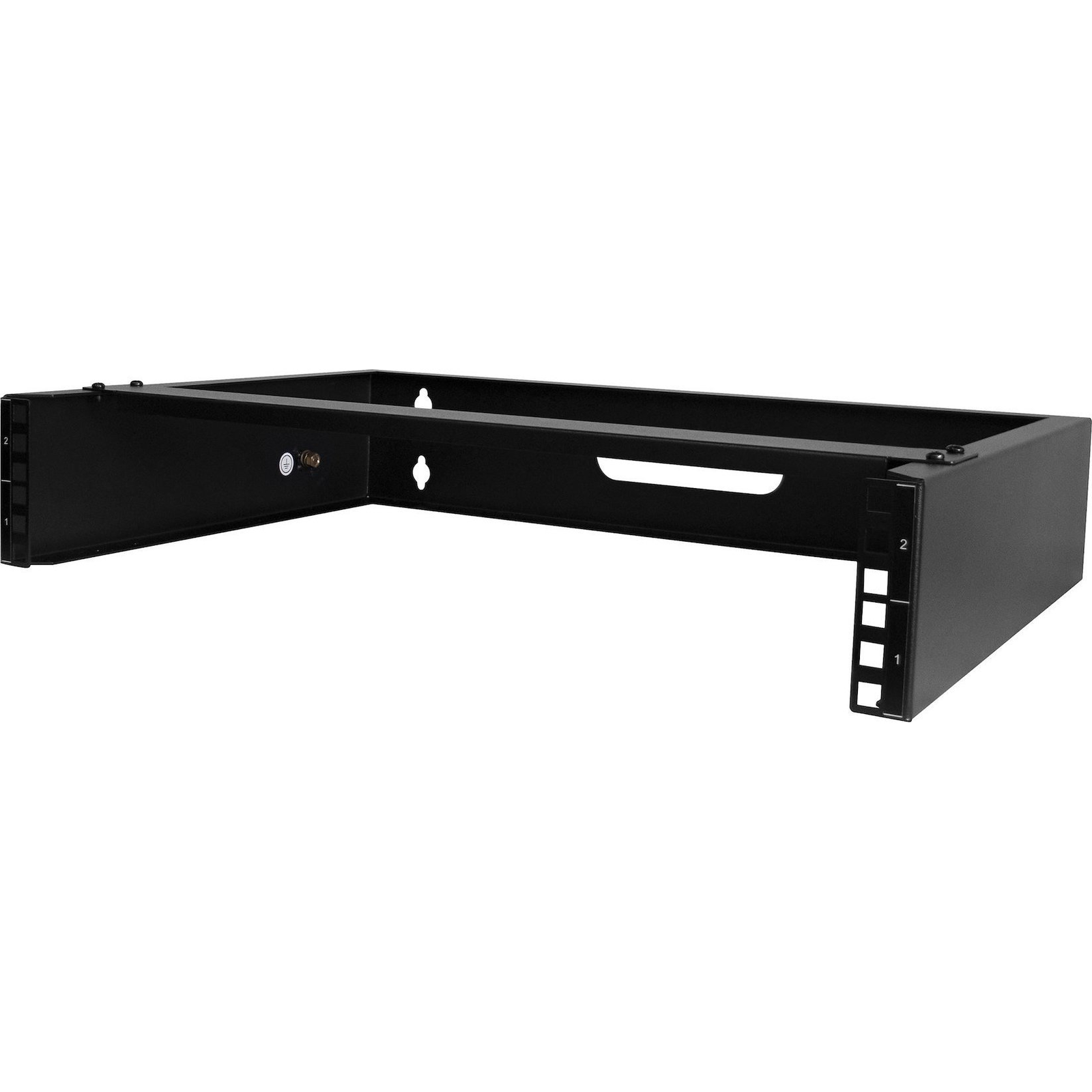 StarTech.com RACK-2U-14-BRACKET stalak Zidna polica Crno