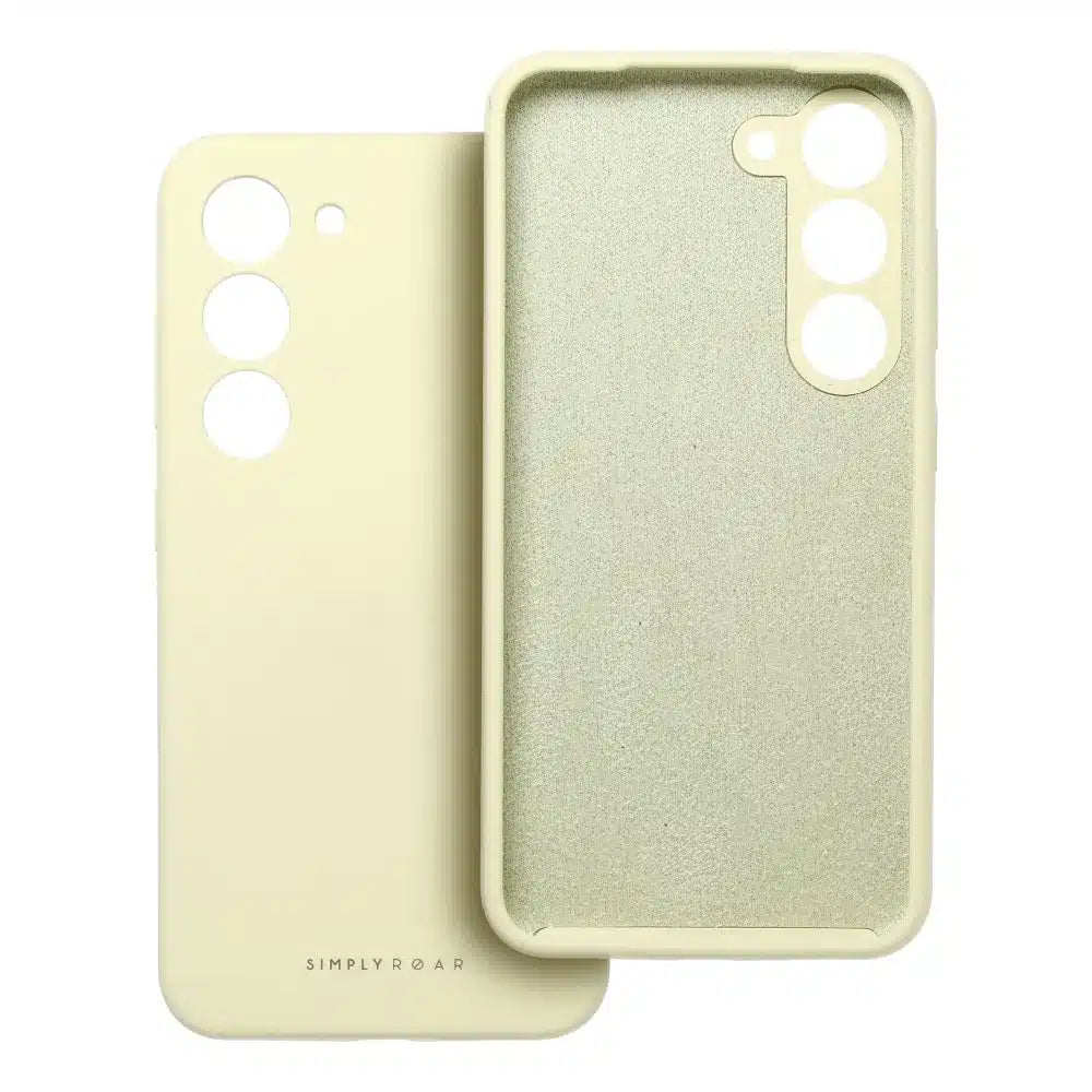 Roar Cloud-Skin maska za SAMSUNG GALAXY A15 4G / A15 5G svijetlo žuta