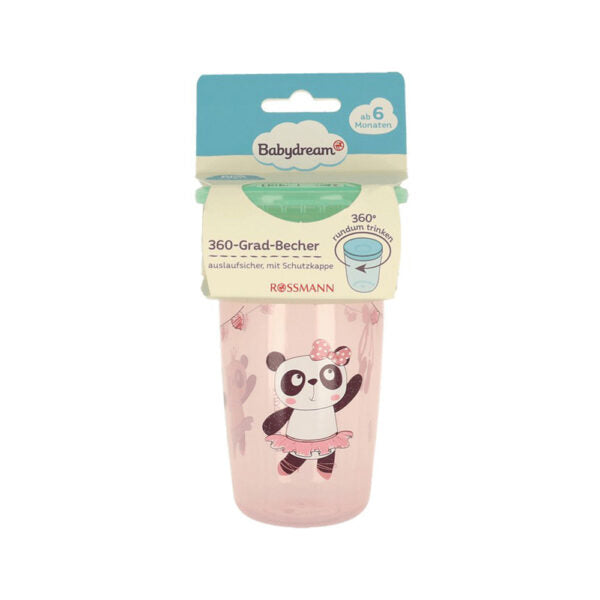 Babydream Rossmann čaša 360° Roza