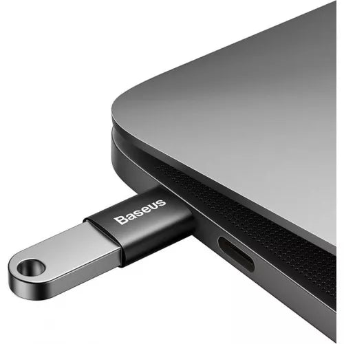 BASEUS INGENUITY USB-C NA USB-A ADAPTER OTG (CRNI)