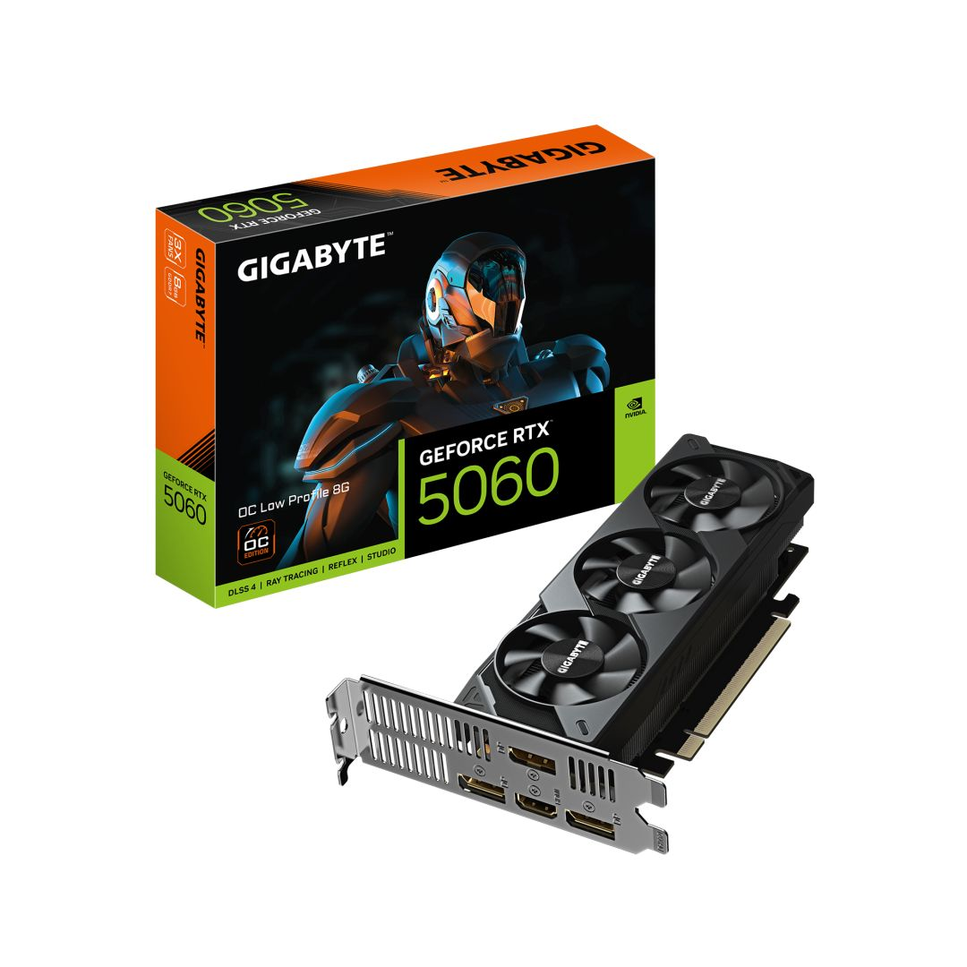 GIGABYTE GeForce RTX 5060 OC Low Profile 8G NVIDIA 8 GB GDDR7