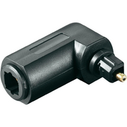 Lindy 70421 adapter za promjenu tipa priključka kabela TosLink Crno