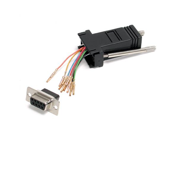 StarTech.com GC98FF DB-9 RJ-45 Crno