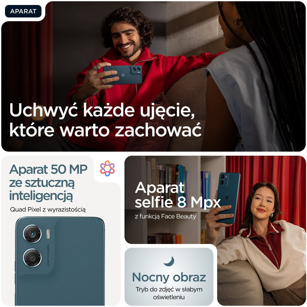Motorola moto g06 17,5 cm (6.88") Dvostruki SIM Android 15 4G USB Tip-C 4 GB 256 GB 5200 mAh Plavo