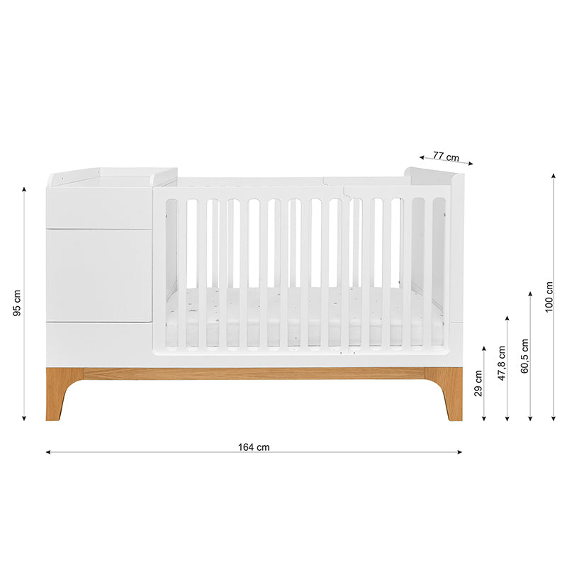 Bellamy UP! krevet 70x120 cm, white
