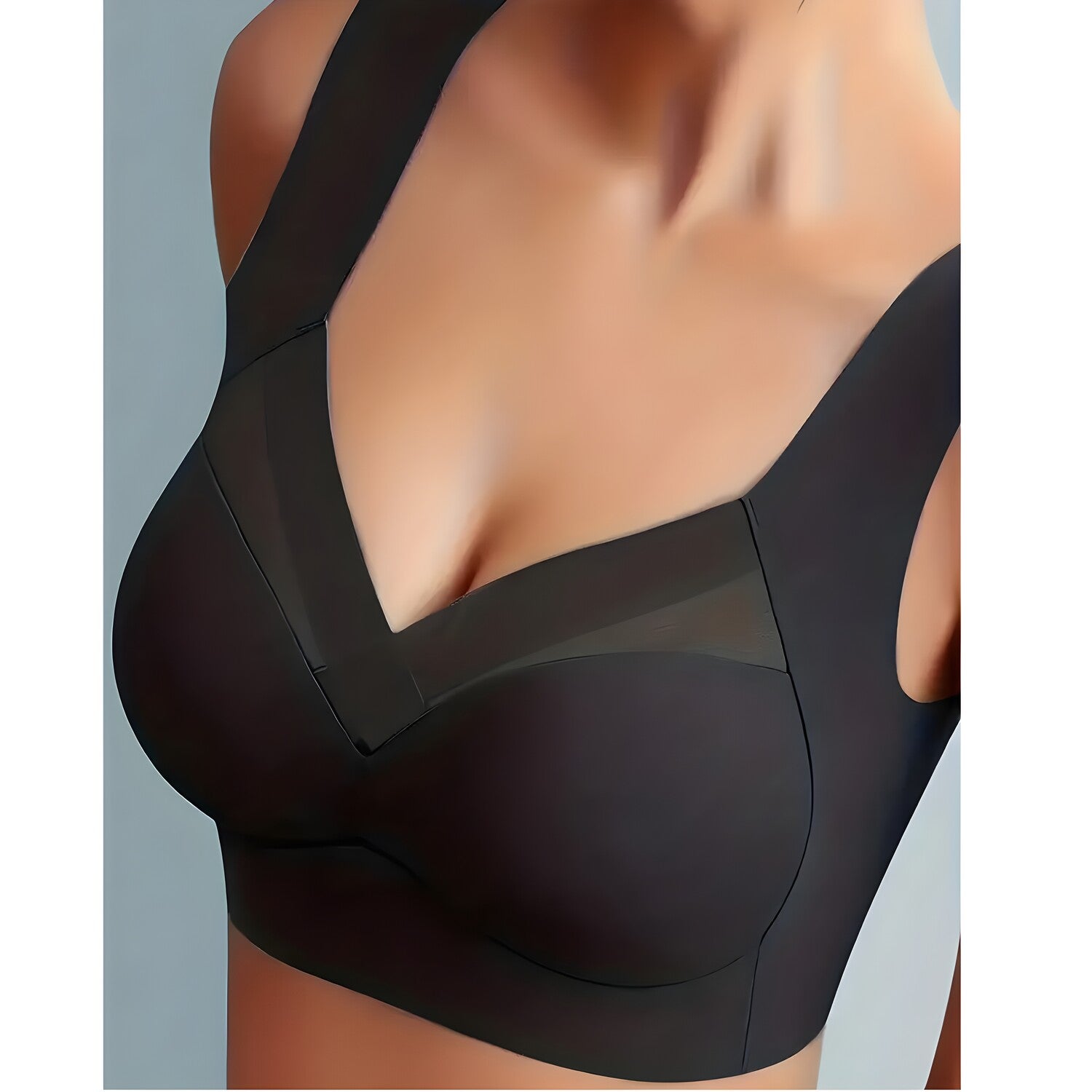 Bešavni grudnjak CO-30610 - Crna / 3XL KP30610