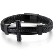 Narukvica Big Cross - Crna KP32505