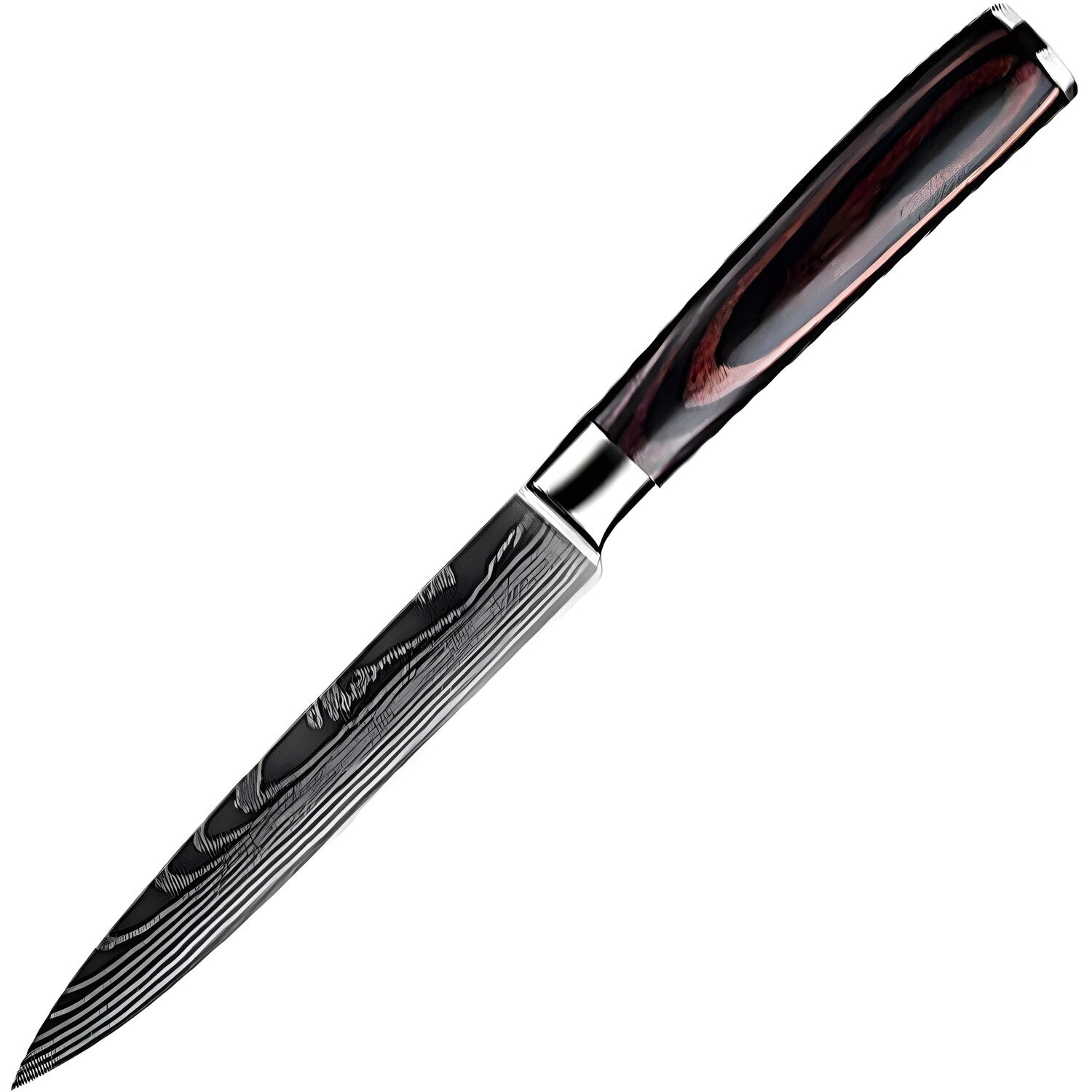Kuhinjski nož BL-38116 - Utility / Crna / Smeđa KP38116