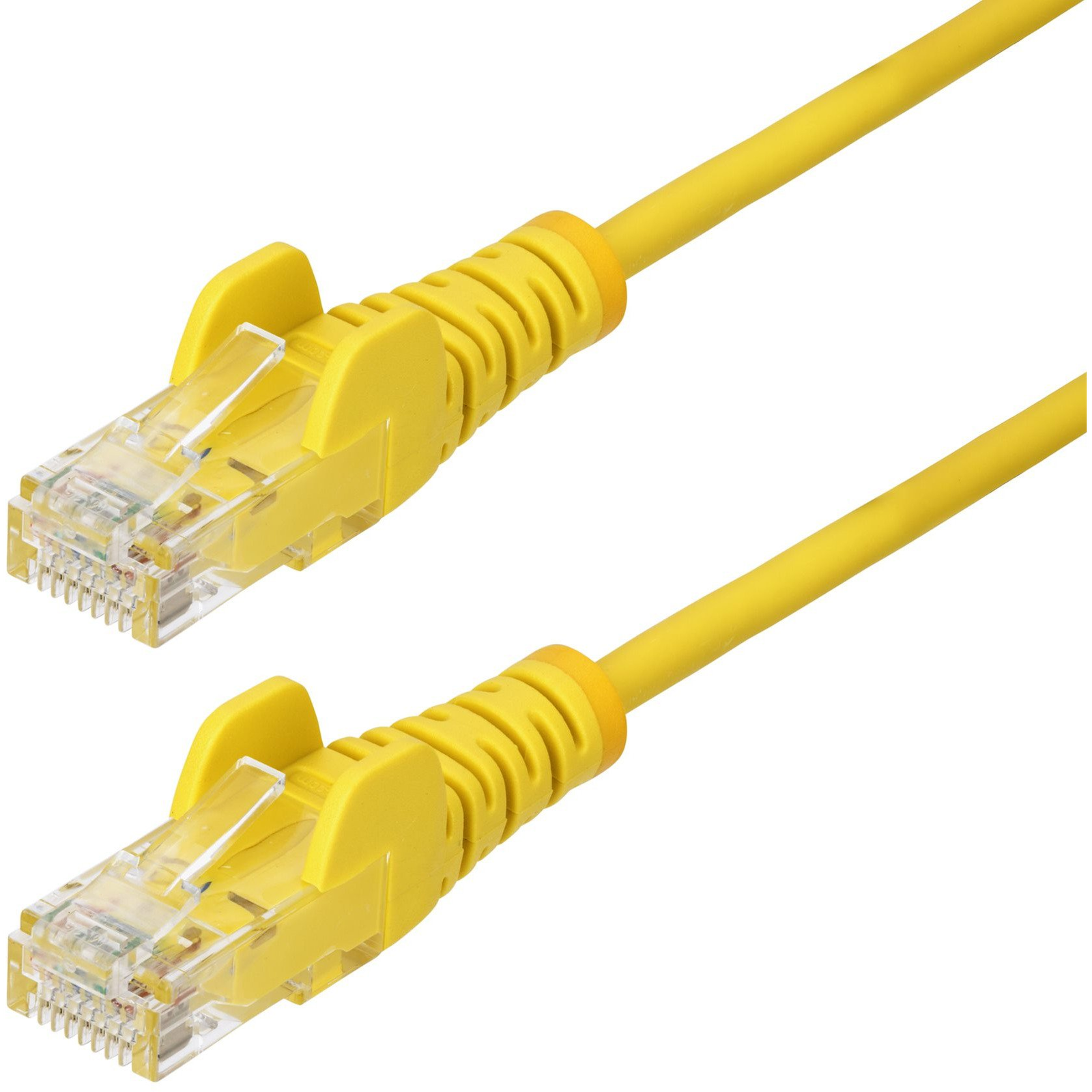 StarTech.com N6PAT50CMYLS kabel za umrežavanje Žuto 0,5 m Cat6 U/UTP (UTP)