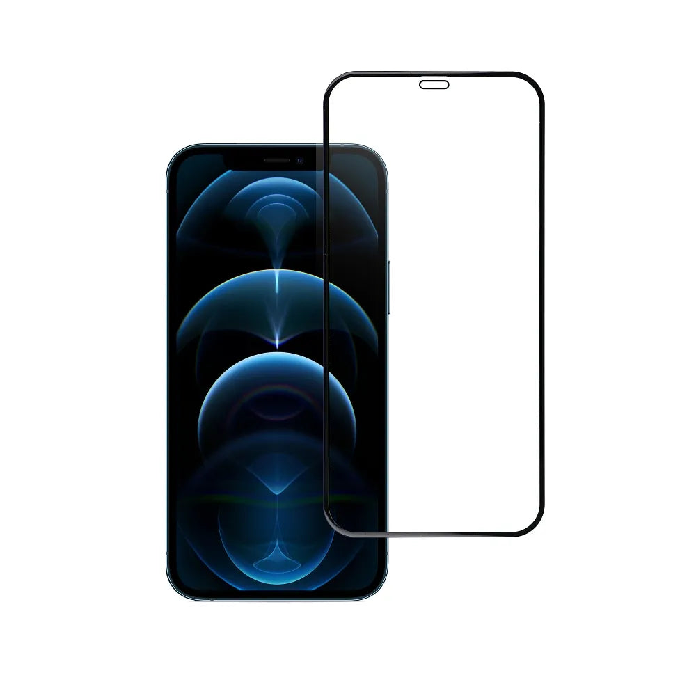 Blue Star 5D Tempered Glass - za iPhone 12/12 Pro (full glue) crno