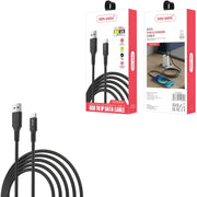 Brzi punjač USB - A na Lightning kabel - Crna KP34005