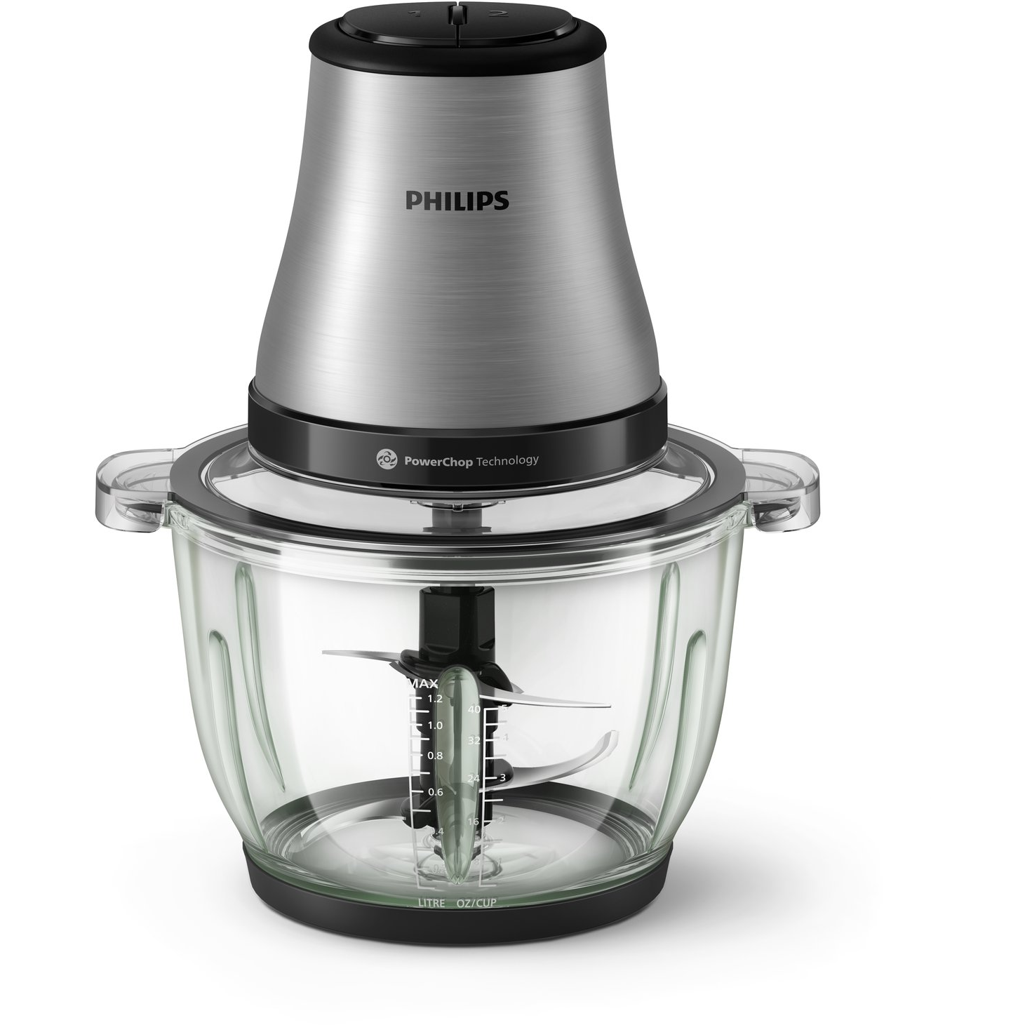 Philips 3000 series HR1503/00 električni rezač namirnica 2 L 450 W Nehrđajući čelik