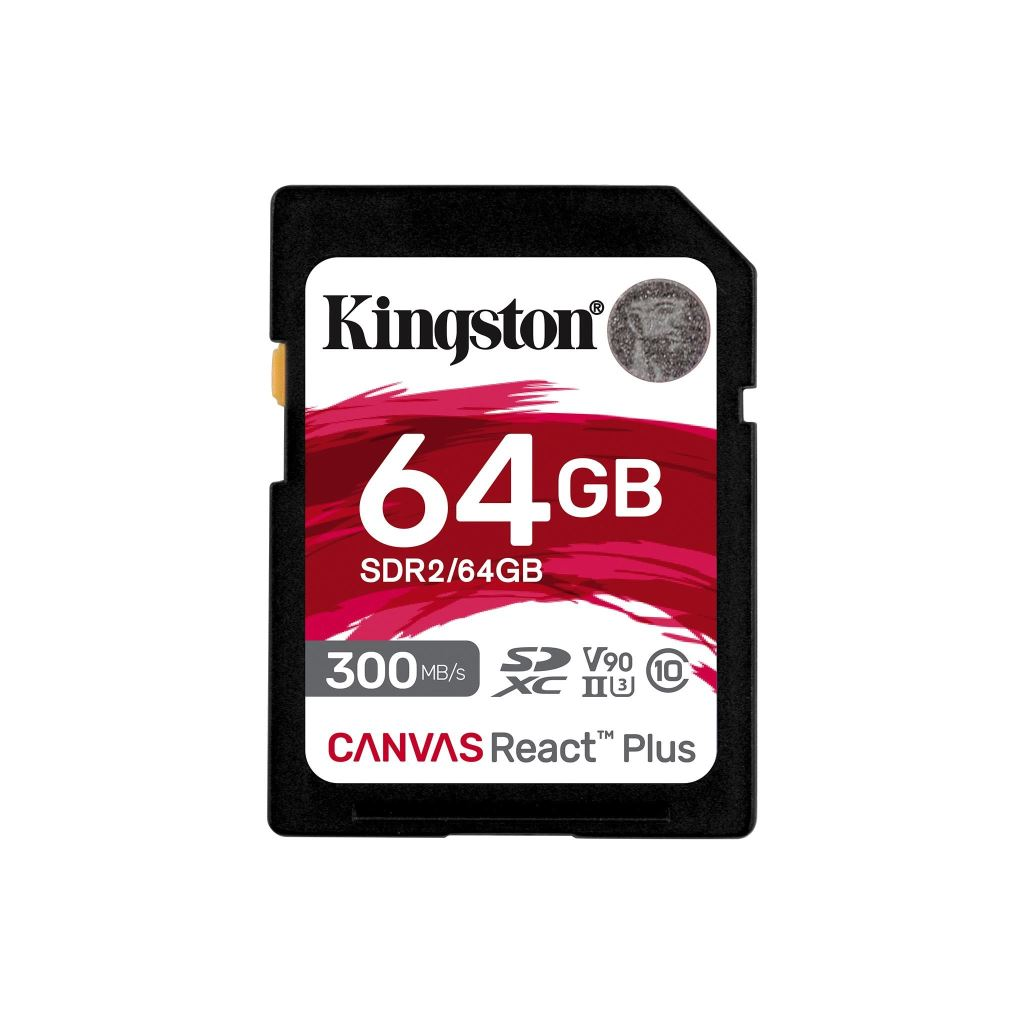 Kingston Technology Canvas React Plus 64 GB SD UHS-II 10.razred
