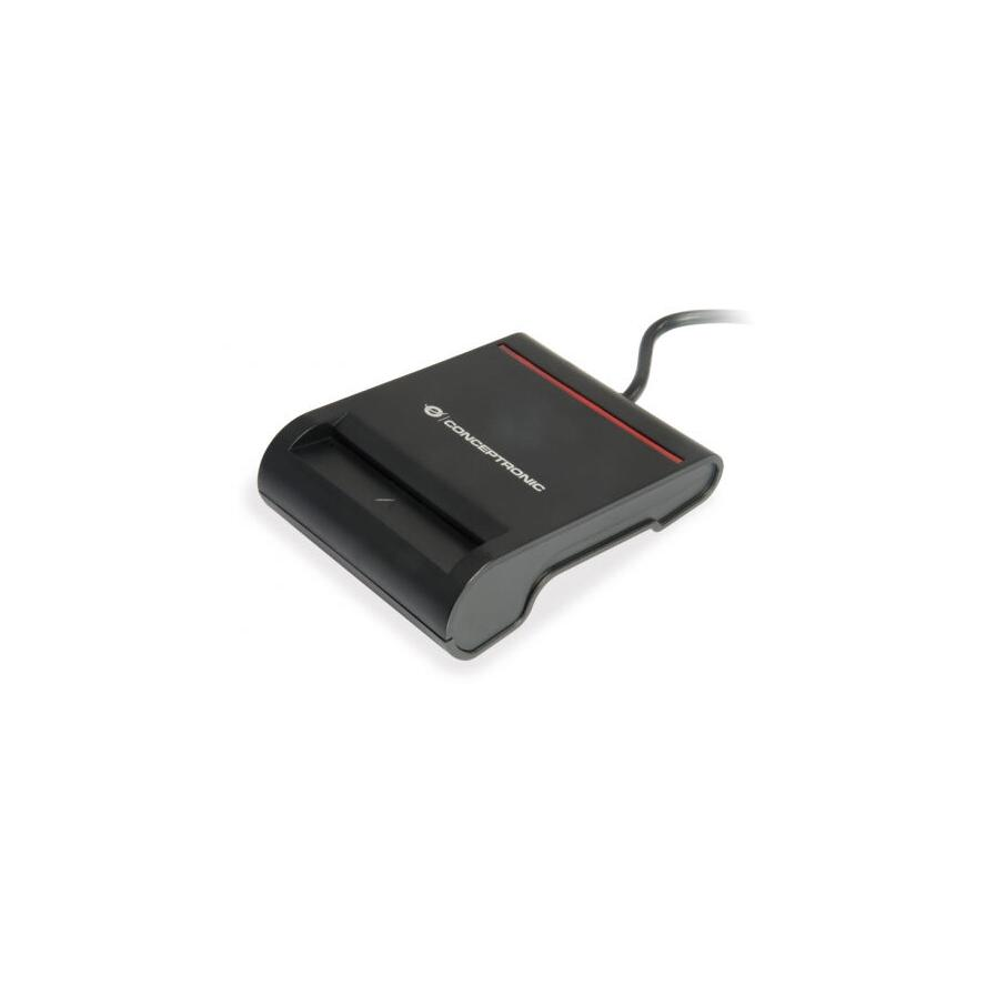 Conceptronic SCR01B čitač pametnih kartica USB USB 2.0 Crno