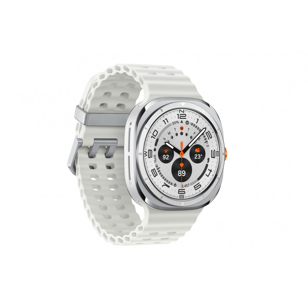 Samsung Galaxy Watch Ultra 3,81 cm (1.5") AMOLED 47 mm Digitalno 480 x 480 pikseli Ekran osjetljiv na dodir 4G Titanij, Bijelo Wi-Fi GPS