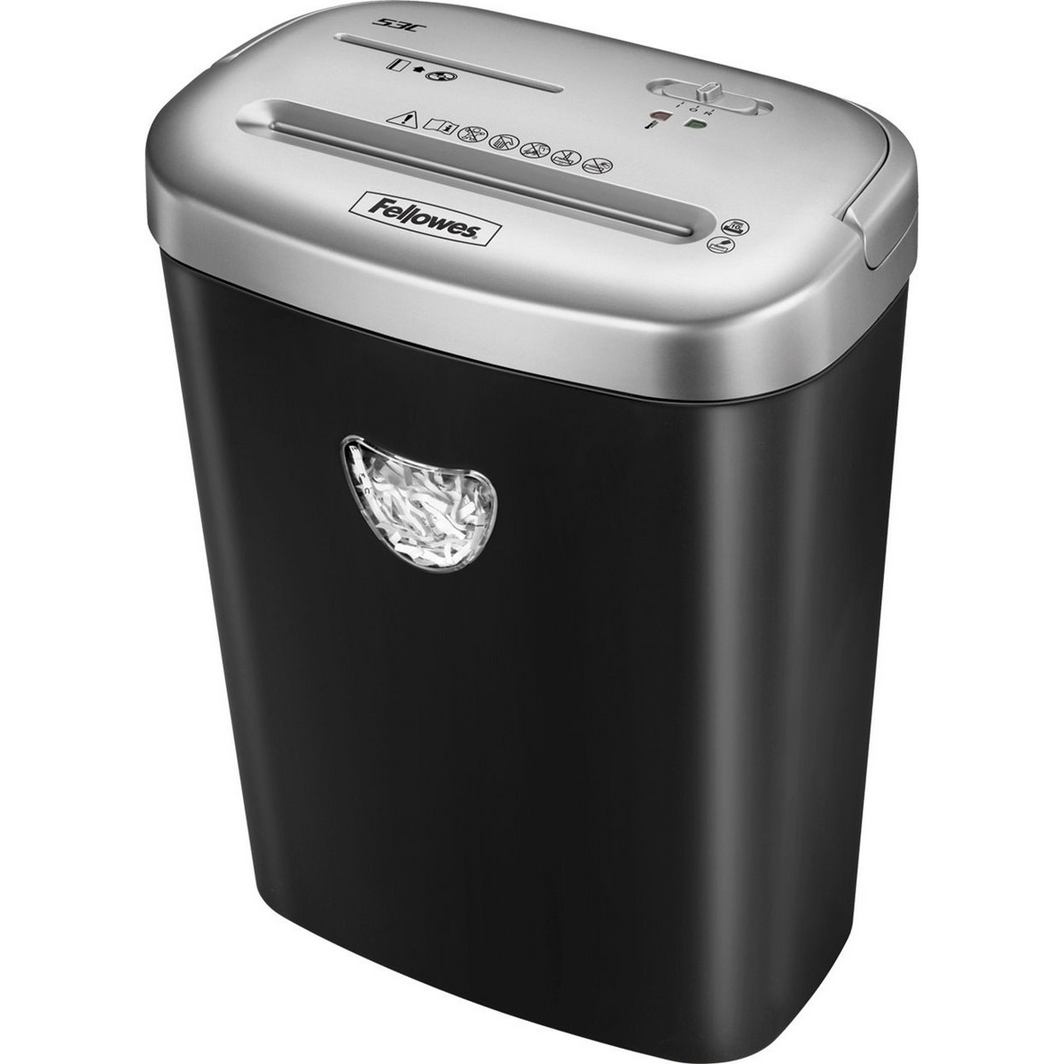 Fellowes 53C uređaj za usitnjavanje papira Uništavanje usitnjavanjem 22 cm Crno