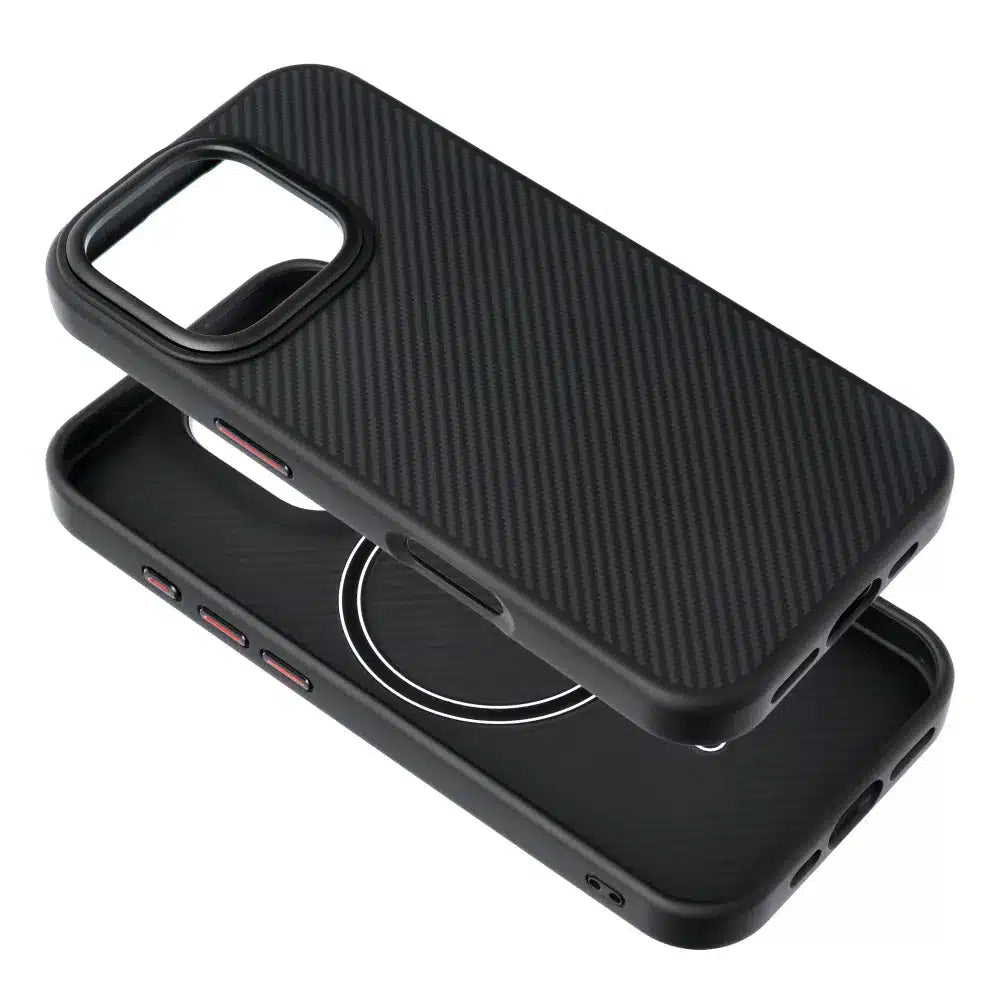 Carbon Elite Mag Cover maska kompatibilna s MagSafeom za iPhone 16 crna