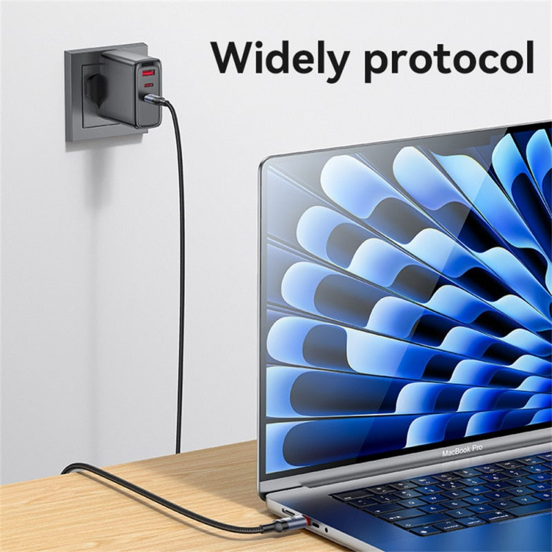 USB-C na USB-C kabel Yesido CA185 240 W 120 cm crni