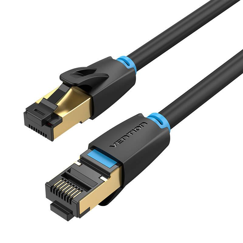 Vention IKABD kabel za umrežavanje Crno 0,5 m Cat8 S/FTP (S-STP)
