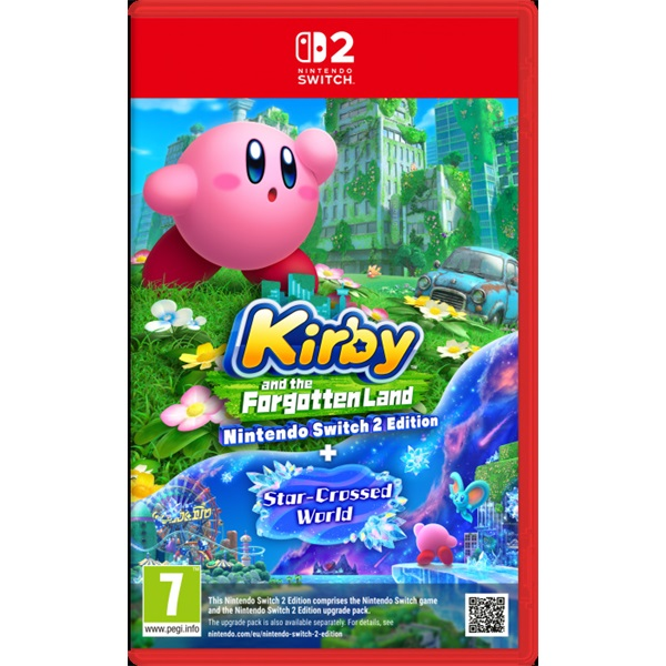 Nintendo Kirby and the Forgotten Land - Switch 2 Edition + Star-Crossed World (Switch 2) Nije prikladno za djecu mlađu od 5 godina. Za uporabu uz nadzor odrasle osobe Višejezično Nintendo Switch 2 izdanje