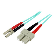 StarTech.com A50FBLCSC2 optički kabel 2 m LC SC OM3 Tirkizno