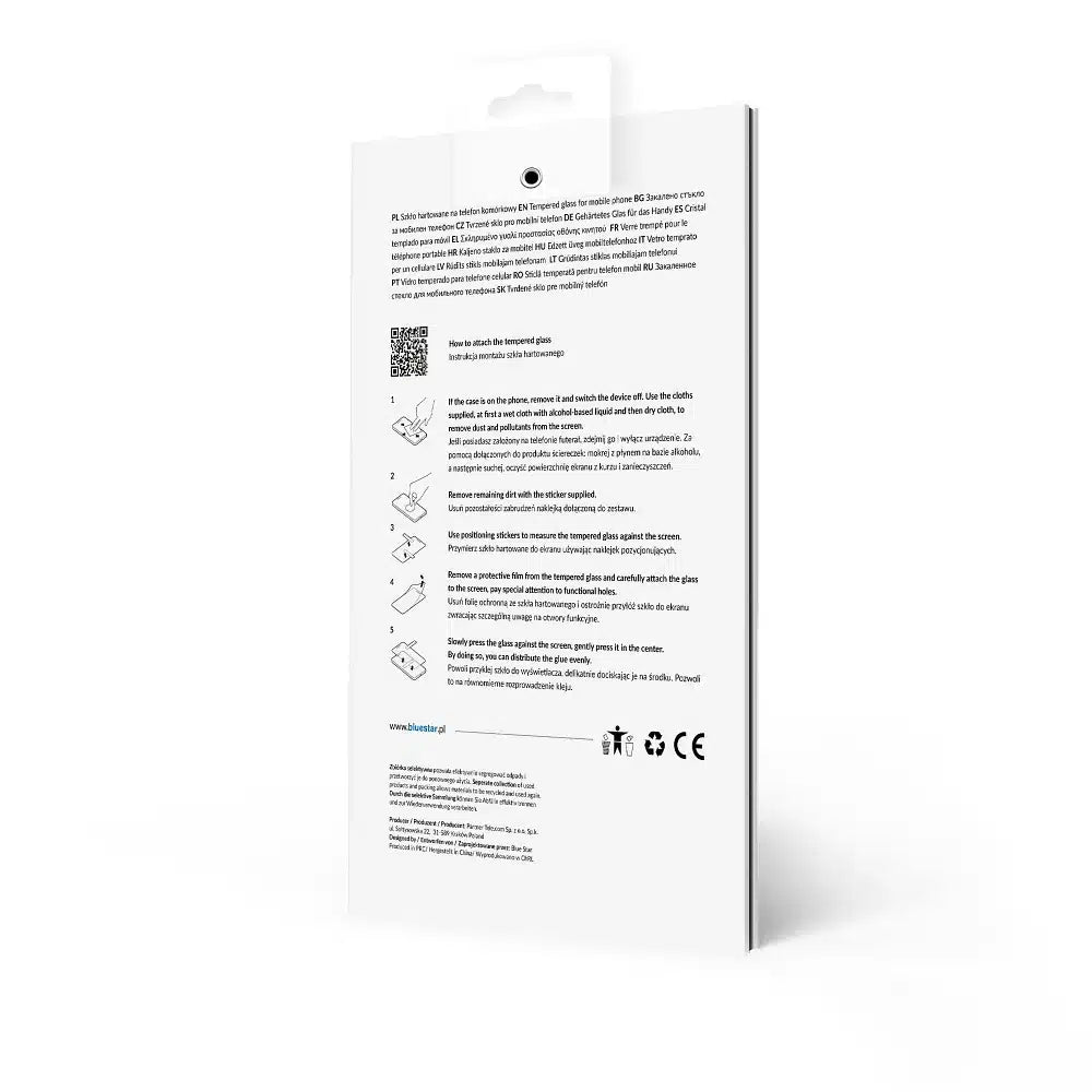 Blue Star 5D kaljeno staklo - za Samsung A25 5G (full glue/case friendly) - crno