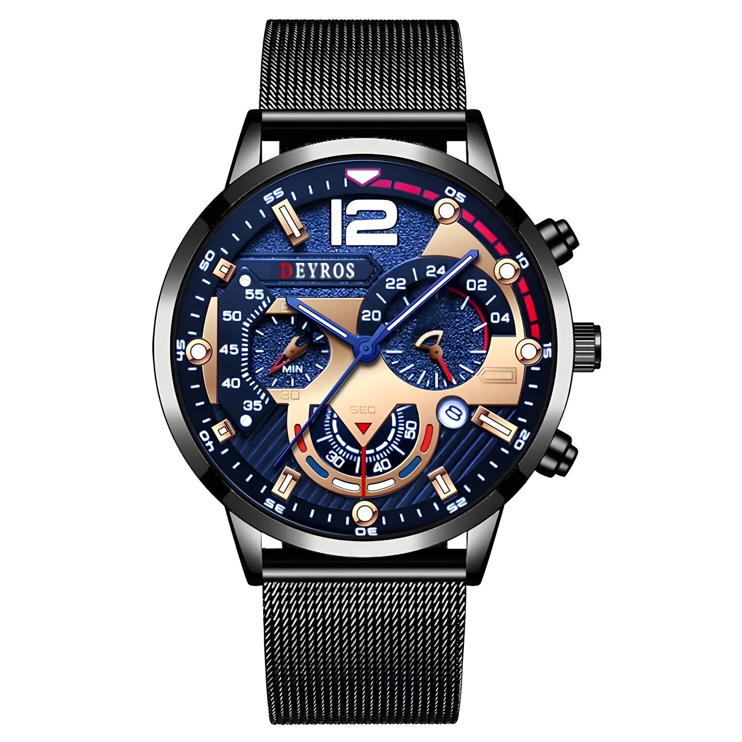 Sat Deyros EL-25951 - Crna / Zlatna Ružičasta KP25951