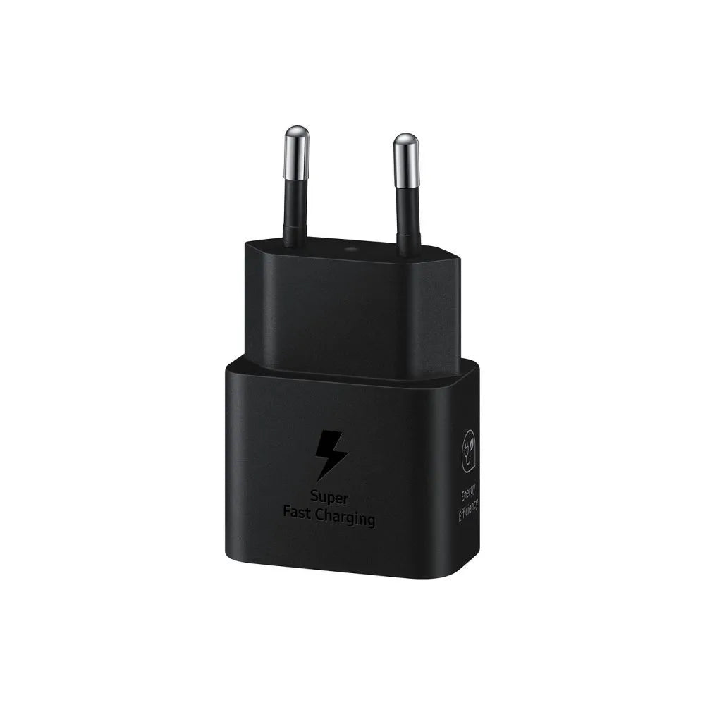Originalni Samsung GaN super brzi punjač EP-T2510NBEGEU mrežni punjač USB Type C 3A 25W crni