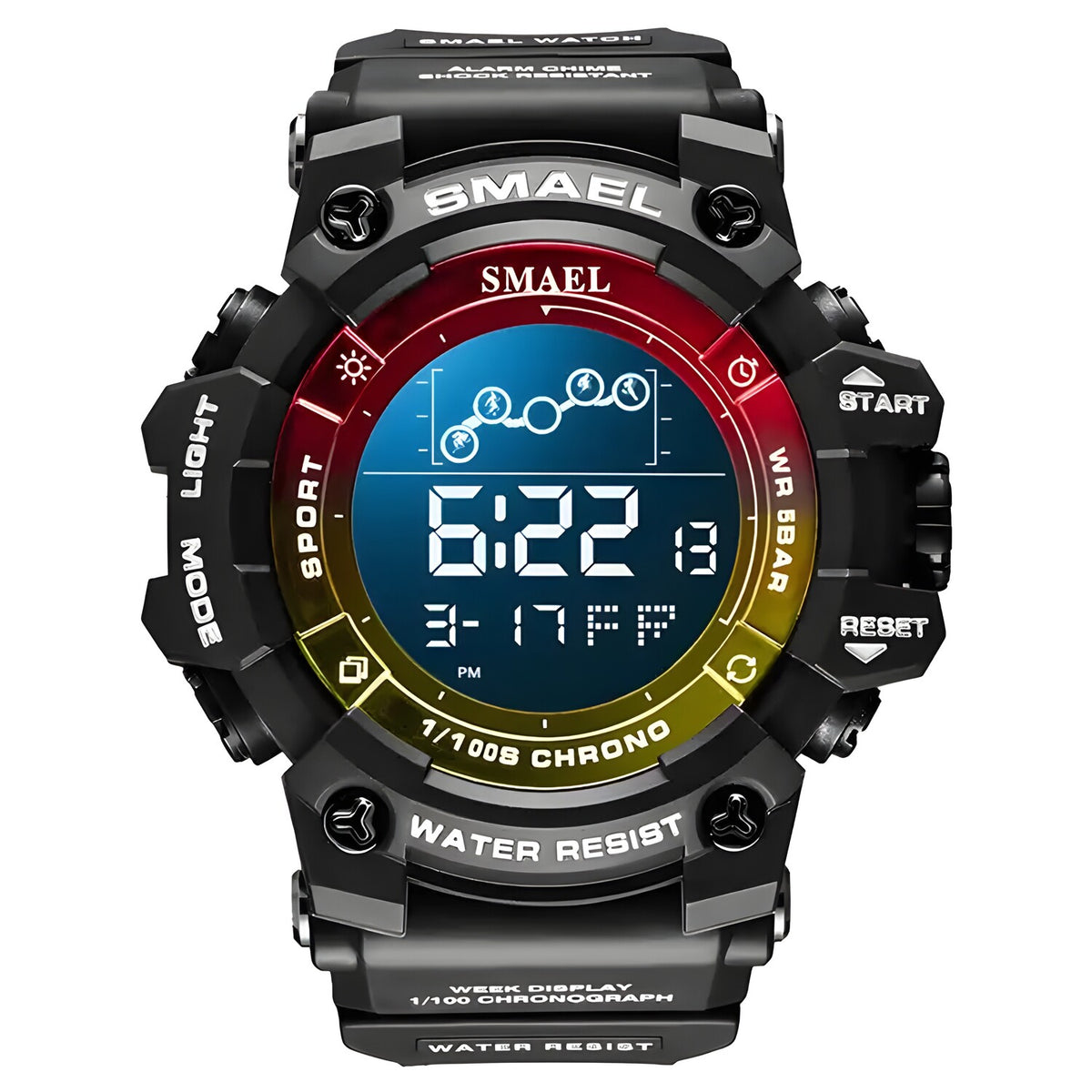 SMAEL DI-29463 sat - Crna / Crvena KP29463