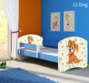 Dječji krevet ACMA s motivom, bočna plava 160x80 cm 11 Dog