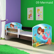 Dječji krevet ACMA s motivom, bočna wenge 160x80 cm 09 Mermaid