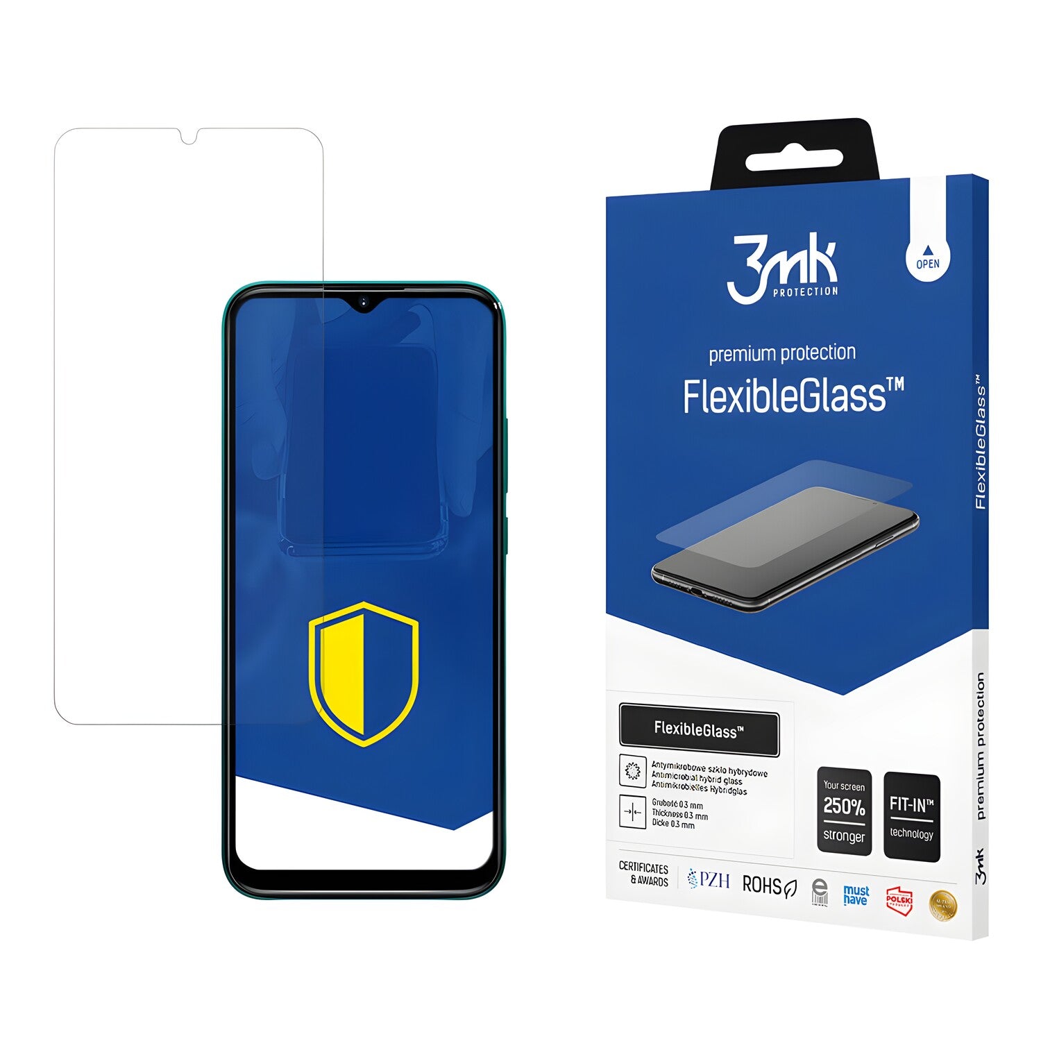 Zaštitno hibridno staklo 3mk FlexibleGlass za Doogee X96 Pro - Prozirna KP22575